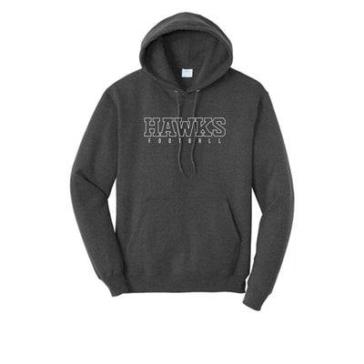 Adult Unisex Westerville Central Block Hawks Football Graphic Easy Hoodie