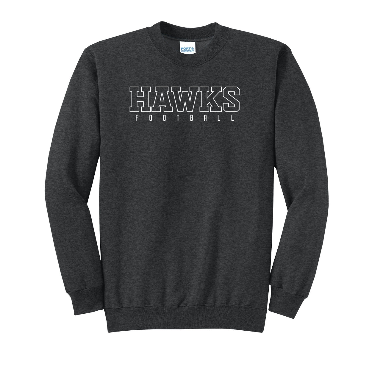 Adult Unisex Westerville Central Block Hawks Football Graphic Easy Sweatshirt
