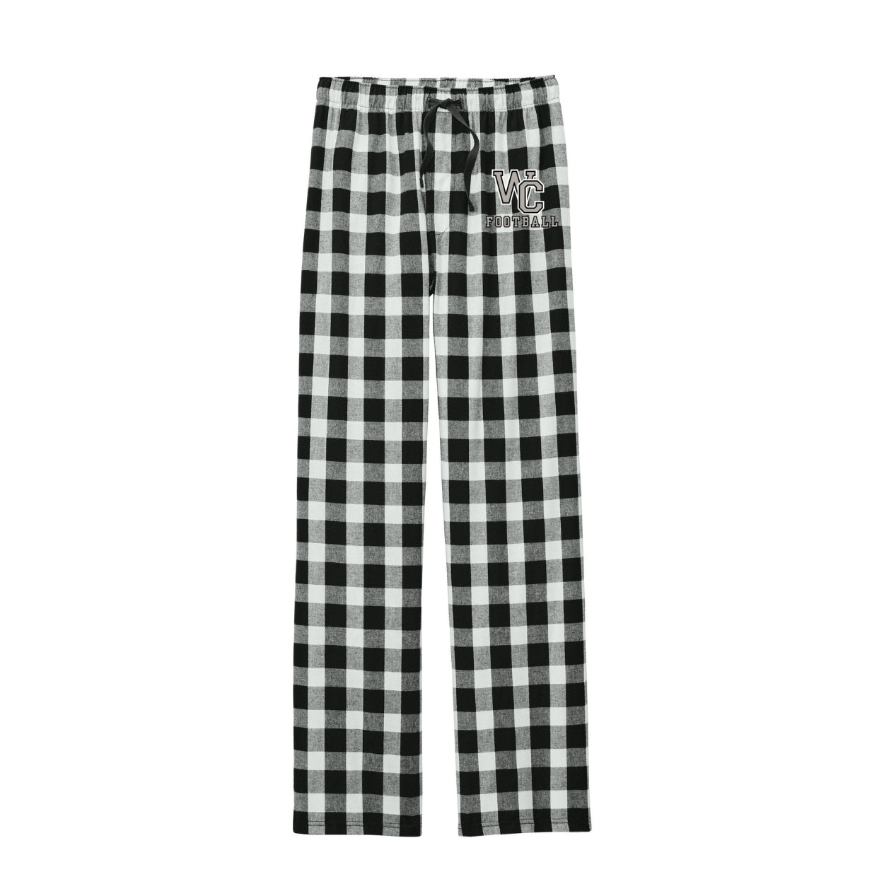 Adult Unisex Westerville Central Football Logo Flannel Pajama Pants