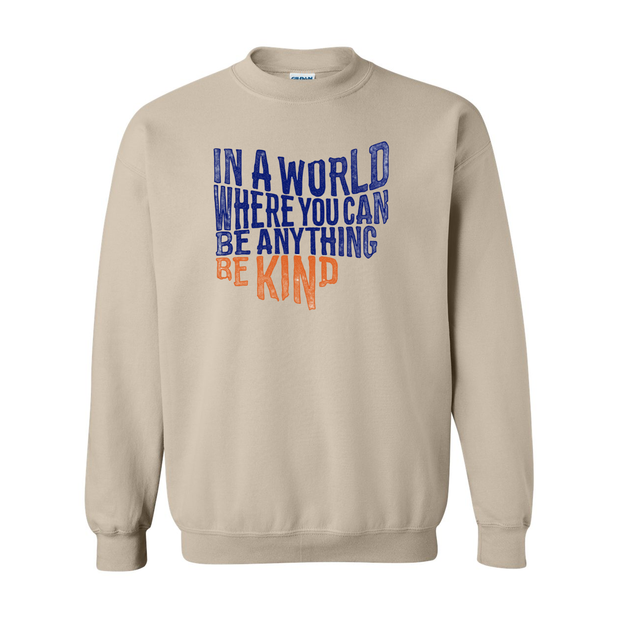 Adult Unisex "Be Kind" Bridgeway Graphic Crewneck Sweatshirt