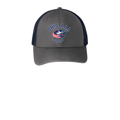 Adult Unisex Ohio AAA Blue Jackets Snapback Trucker Hat