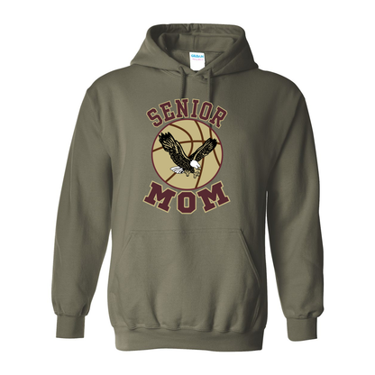 Adult Unisex Senior Basketball Mom Graphic Hoodie