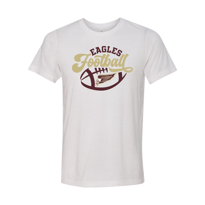 Adult Unisex Super Soft Eagles Football Short Sleeve Graphic Tee