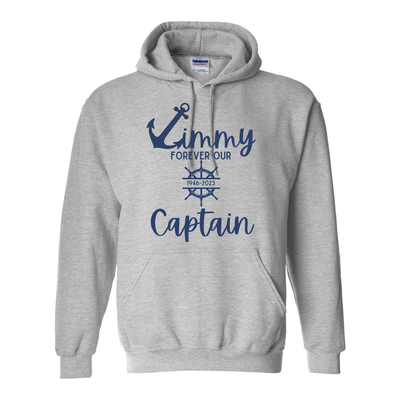 Adult Unisex Forever Our Captain Graphic Hoodie