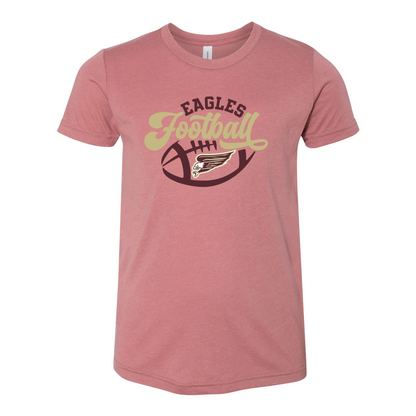 Youth Super Soft Eagles Football Short Sleeve Graphic Tee