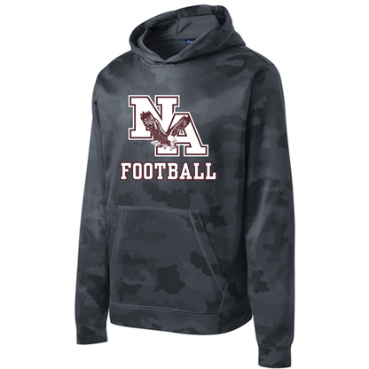 Youth Classic Logo Football Camo Sport-Wick Performance Fleece Hoodie