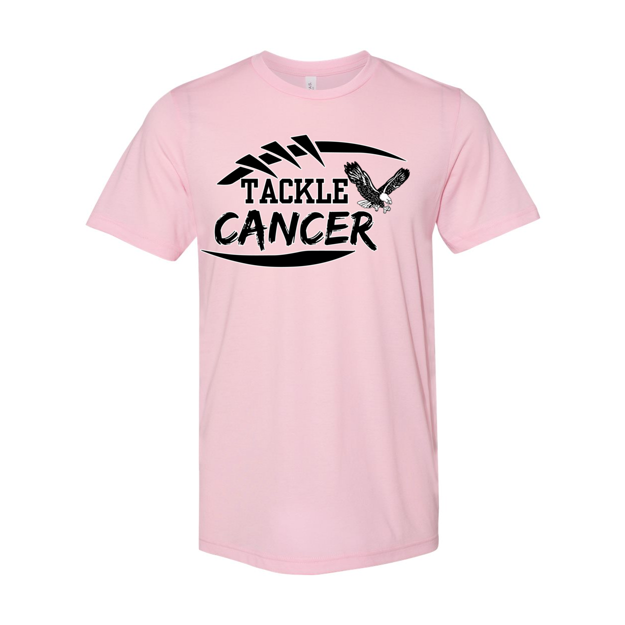 Adult Unisex Tackle Cancer Graphic Super Soft Short Sleeve Tee