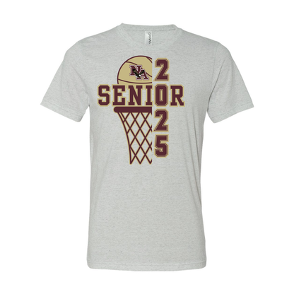 Adult Unisex Super Soft Basketball Senior 2025 Short Sleeve Graphic Tee