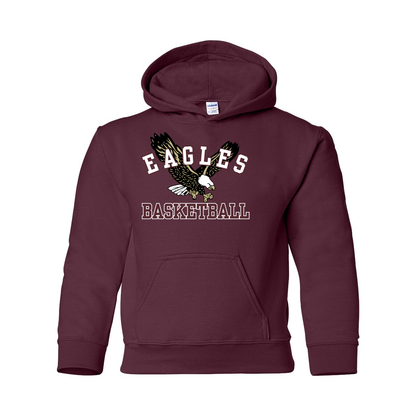 Youth Flying Eagle Basketball Graphic Hoodie