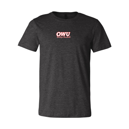 Adult Unisex OWU Script Bishops Baseball Graphic Hoodie - Ohio Wesleyan University