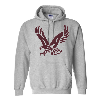 Adult Unisex Band Eagle Graphic Hoodie