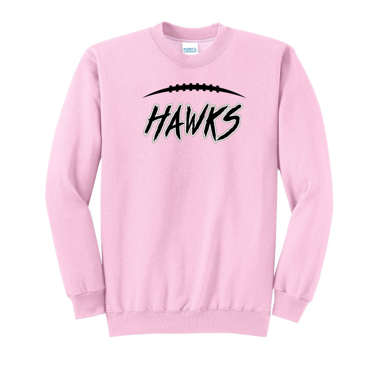 Adult Unisex Westerville Central Fighting Football Hawks Graphic Easy Sweatshirt
