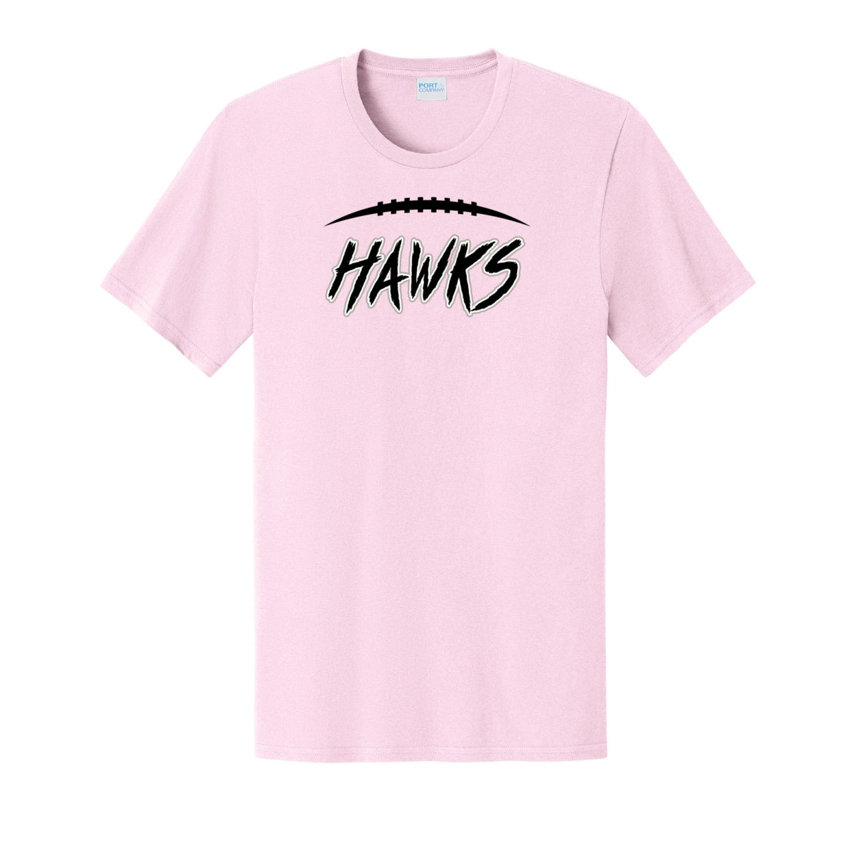 Adult Unisex Westerville Central Fighting Football Hawks Graphic Easy Tee