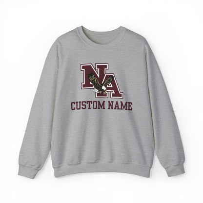 Adult Unisex Classic Logo Graphic Sweatshirt - New Albany Eagles (CUSTOM NAME)