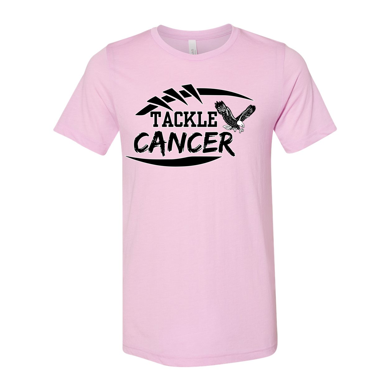 Adult Unisex Tackle Cancer Graphic Super Soft Short Sleeve Tee