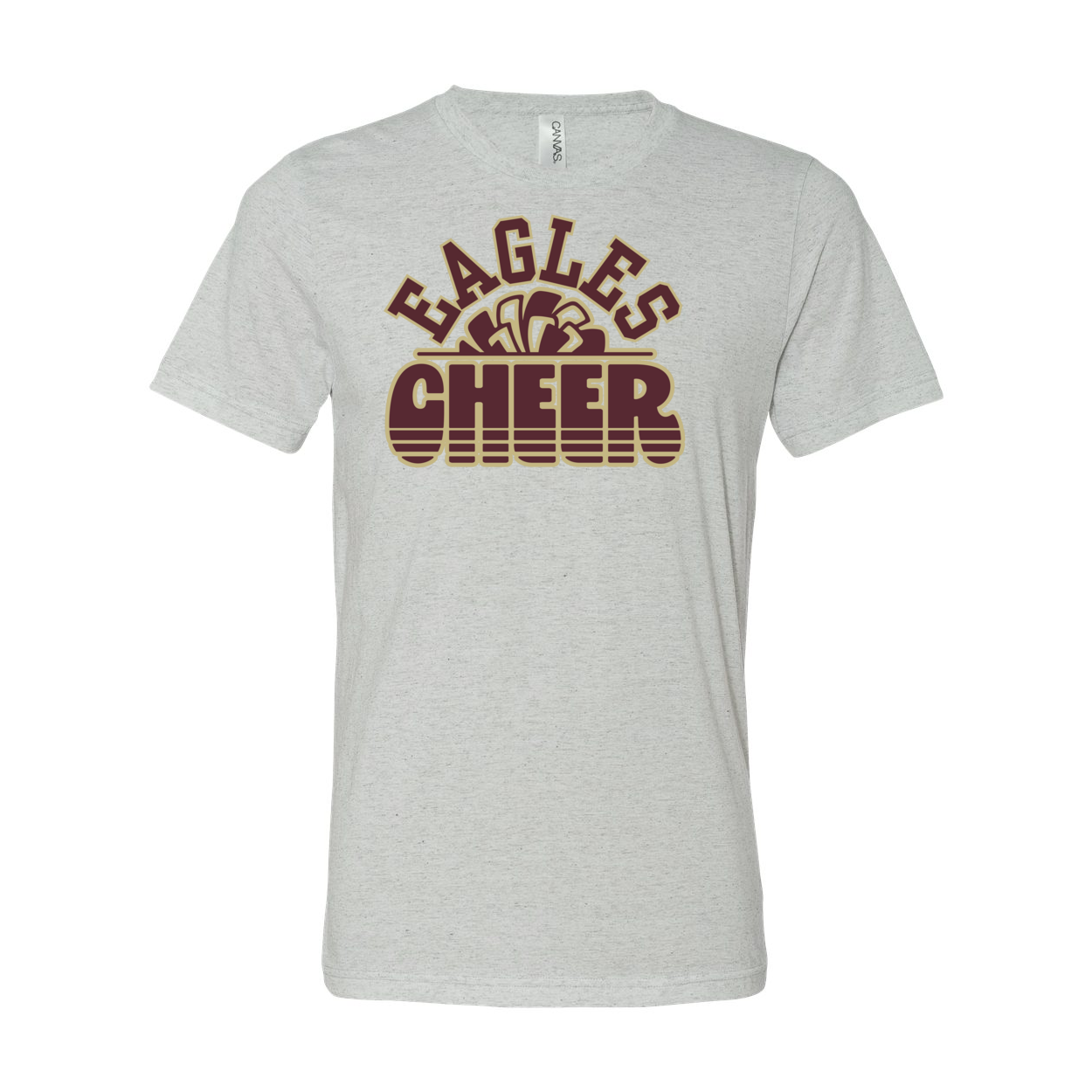 Adult Unisex Super Soft Eagles Cheer Short Sleeve Graphic Tee - New Albany Eagles