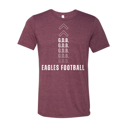 Adult Unisex Super Soft GDB Eagles Football Short Sleeve Graphic Tee