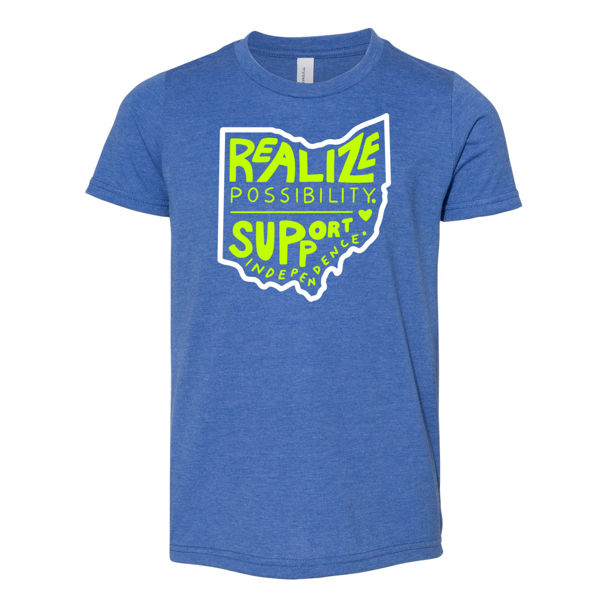 Youth "Realize Possibility Support Independence" Bridgeway Graphic Short Sleeve