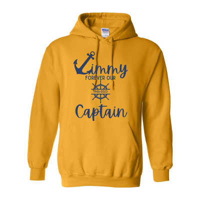 Adult Unisex Forever Our Captain Graphic Hoodie