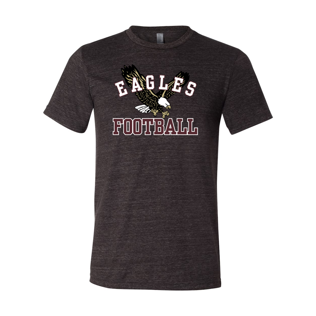 Adult Unisex Super Soft Flying Football Eagle Short Sleeve Graphic Tee