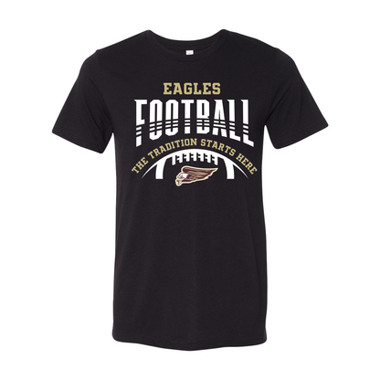 Adult Unisex Super Soft Tackle Football Tradition Short Sleeve Graphic Tee