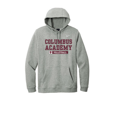 Adult Unisex Columbus Academy Volleyball Graphic Nike Club Fleece Hoodie