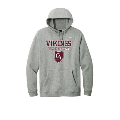 Adult Unisex Columbus Academy Vikings Ice Hockey Graphic Nike Club Fleece Hoodie