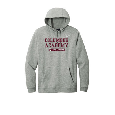 Adult Unisex Columbus Academy Cross Country Graphic Nike Club Fleece Hoodie