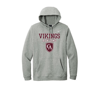 Adult Unisex Columbus Academy Vikings Bowling Graphic Nike Club Fleece Hoodie