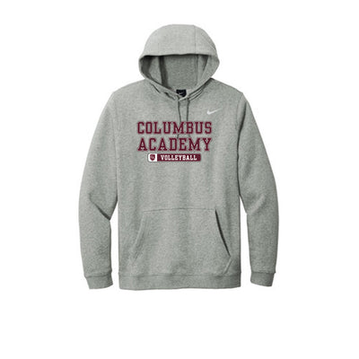 Adult Unisex Columbus Academy Volleyball Graphic Nike Club Fleece Hoodie