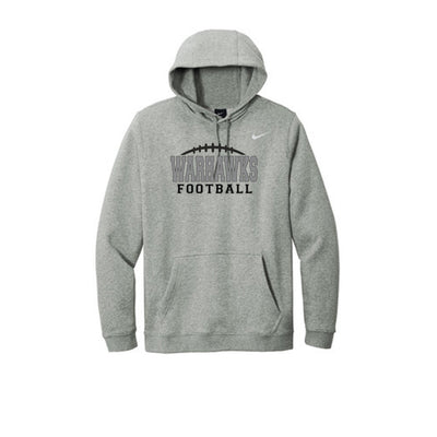 Adult Unisex Westerville Central Warhawks Football Laces Graphic Nike Club Fleece Hoodie