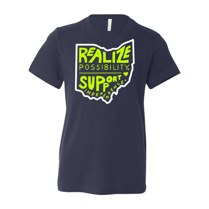 Youth "Realize Possibility Support Independence" Bridgeway Graphic Short Sleeve