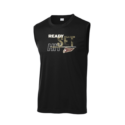 Men’s Ready Set Hit Football Competitor Sleeveless Sport-Wick Performance Tank