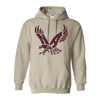 Adult Unisex Band Eagle Graphic Hoodie