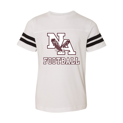 Youth Classic Logo Football Short Sleeve Football Ringer Tee