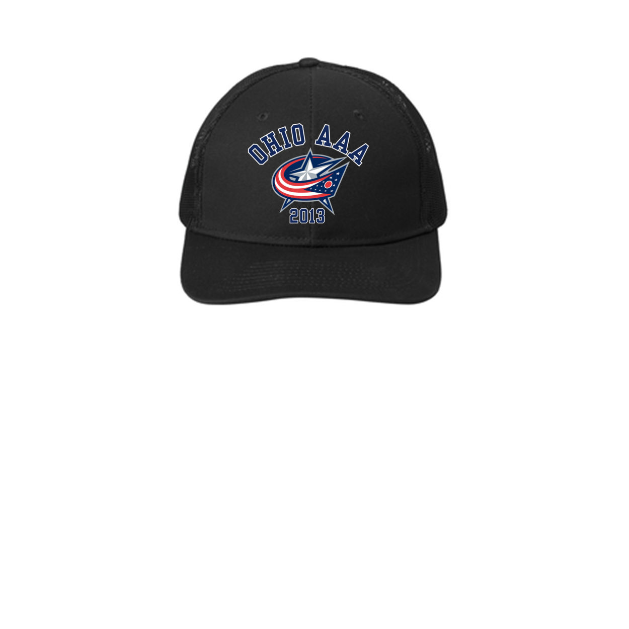 Adult Unisex Ohio AAA Blue Jackets Snapback Trucker Hat