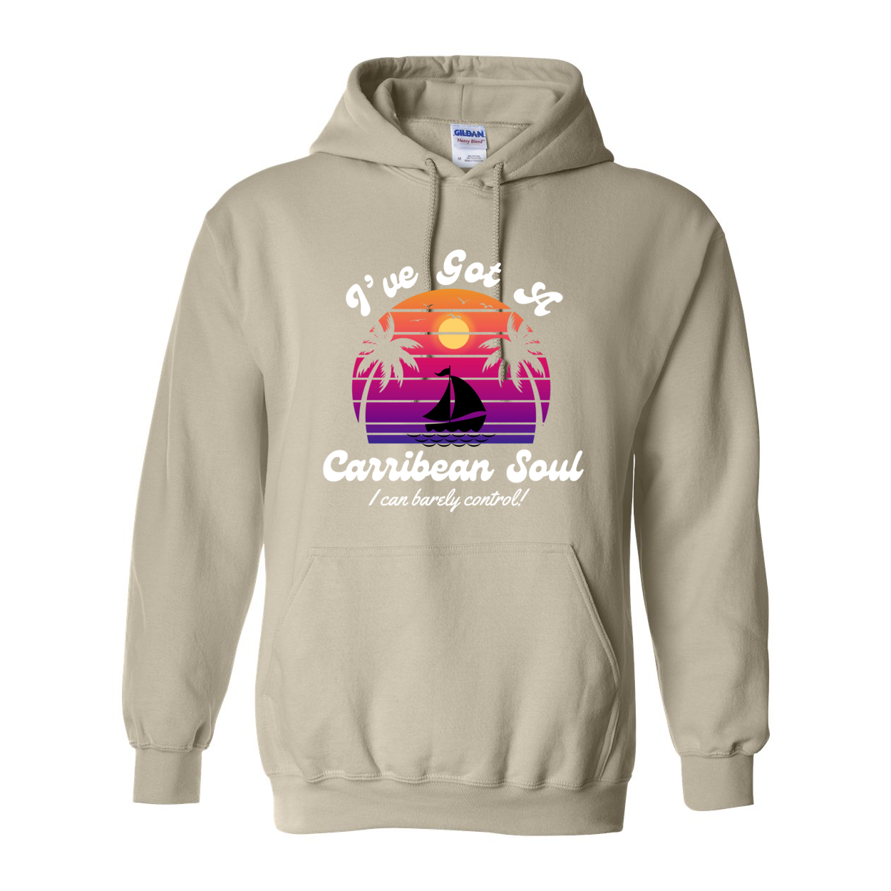 Adult Unisex Carribean Soul Graphic Hoodie