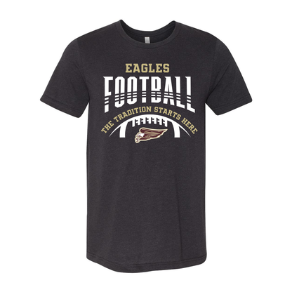 Adult Unisex Super Soft Tackle Football Tradition Short Sleeve Graphic Tee