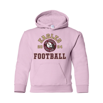 Youth Classic Eagles Tackle Football Graphic Hoodie