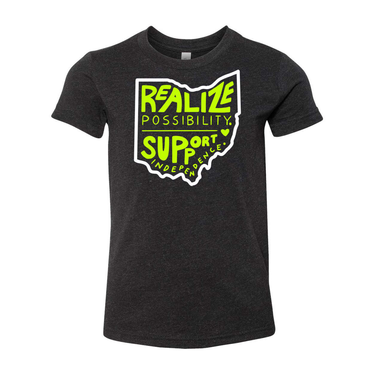 Youth "Realize Possibility Support Independence" Bridgeway Graphic Short Sleeve