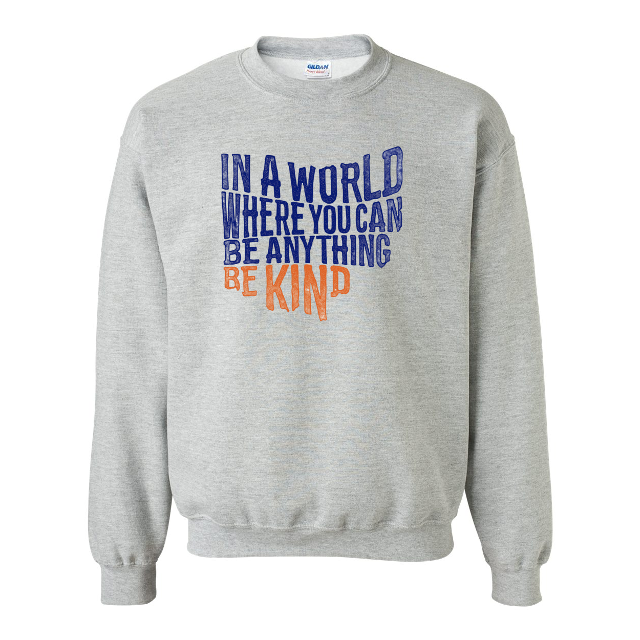 Adult Unisex "Be Kind" Bridgeway Graphic Crewneck Sweatshirt