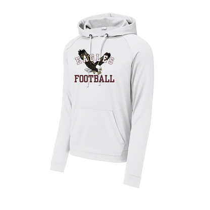 Adult Unisex Flying Football Eagle Performance Fleece Hoodie