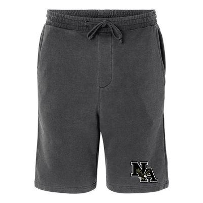Men's Classic Logo Wave Washed Fleece Shorts - New Albany Eagles