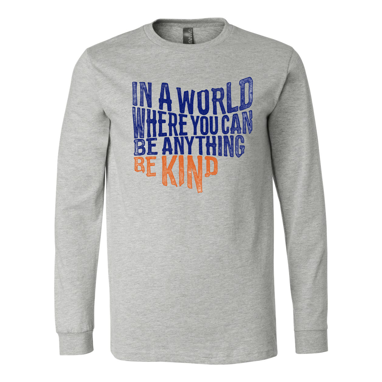 Adult Unisex "Be Kind" Bridgeway Graphic Long Sleeve Tee