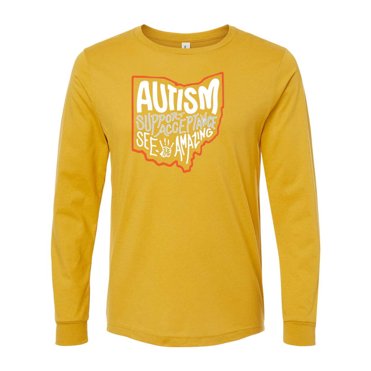 Adult Unisex "Autism See The Amazing" Bridgeway Graphic Long Sleeve Tee