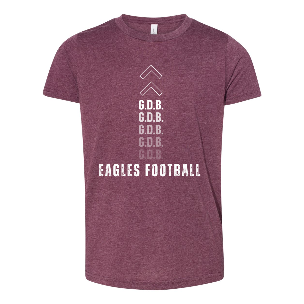 Youth Super Soft GDB Eagles Football Short Sleeve Graphic Tee