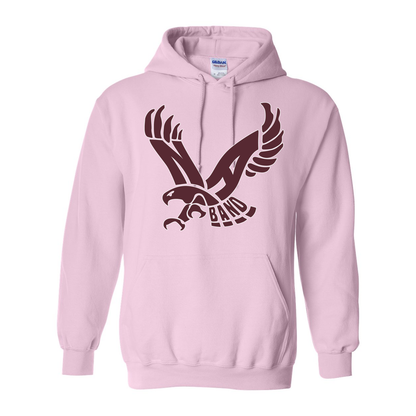 Adult Unisex Band Eagle Graphic Hoodie