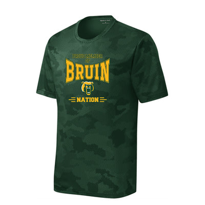 Youth Bruin Nation Graphic Short Sleeve Camo Competitor Performance Tee