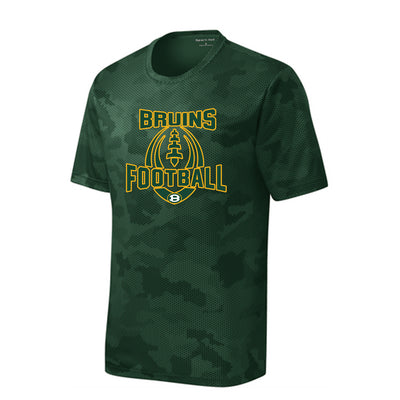 Youth Bruin Ultimate Football Graphic Short Sleeve Camo Competitor Performance Tee