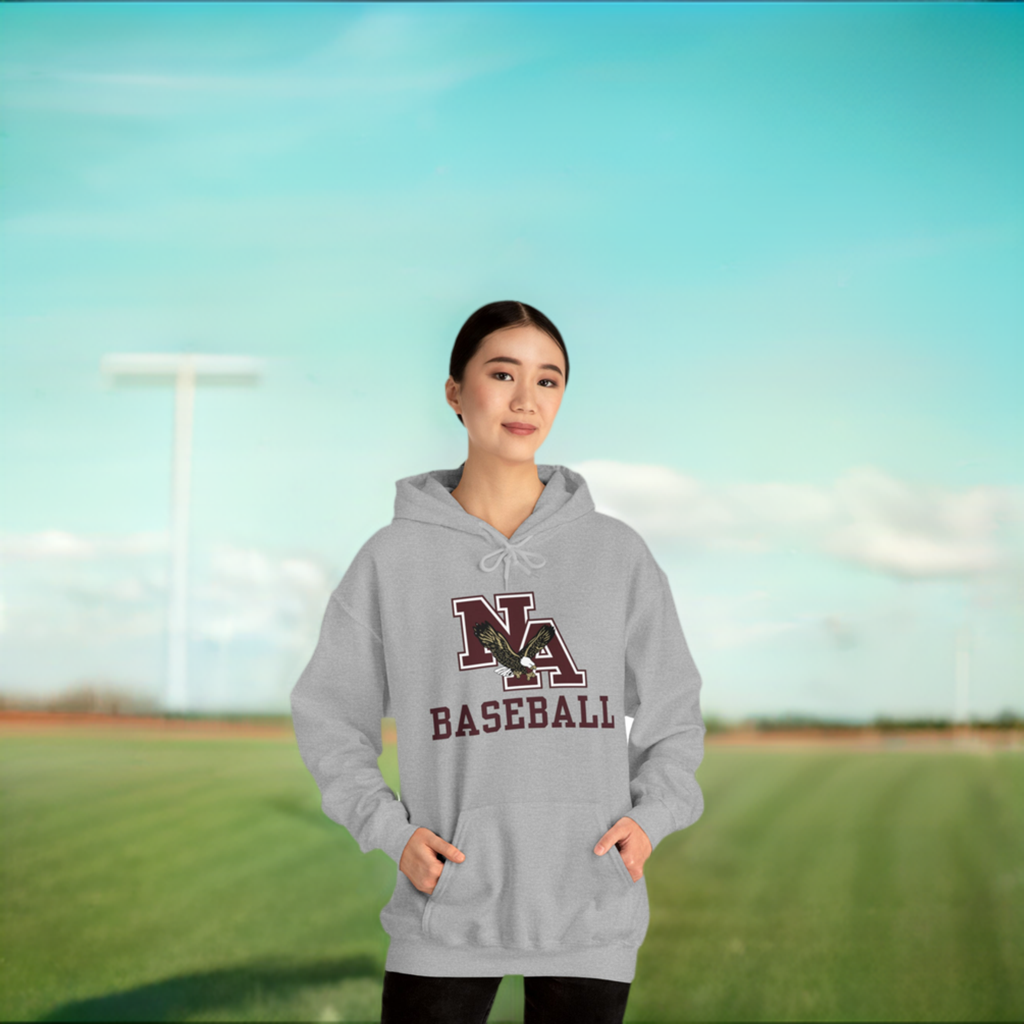 Adult Unisex Baseball Classic Logo Graphic Hoodie - New Albany Eagles